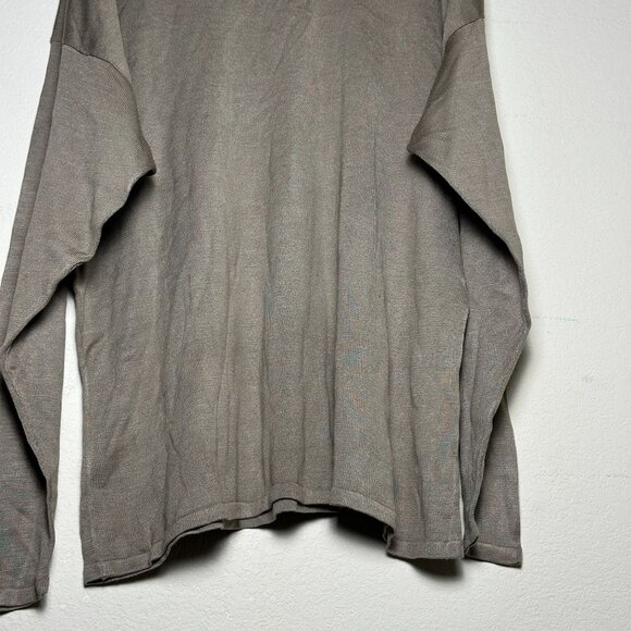 VTG Jhane Barnes Silk 90s Sweater Men XL Crewneck Pullover Lightweight Minimal - Picture 11 of 16